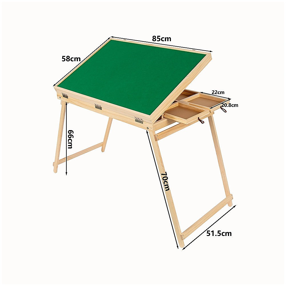 1500-Piece Jigsaw Puzzle Table with Folding Legs - Portable Puzzle Storage Board V63-953291