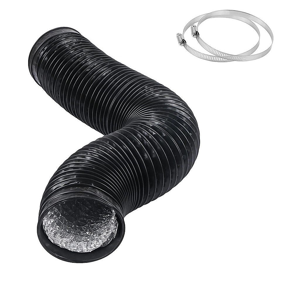 Flexible Aluminium Ducting 203mm x 7.6m 4 Layer Vent Hose HVAC Dryer V63-953311