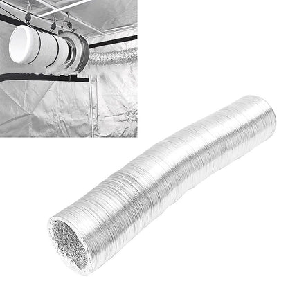 10.5cm x 7.6m Flexible Aluminium Air Duct - Dryer & HVAC Vent Hose V63-953321