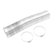 10.5cm x 7.6m Flexible Aluminium Air Duct - Dryer & HVAC Vent Hose V63-953321
