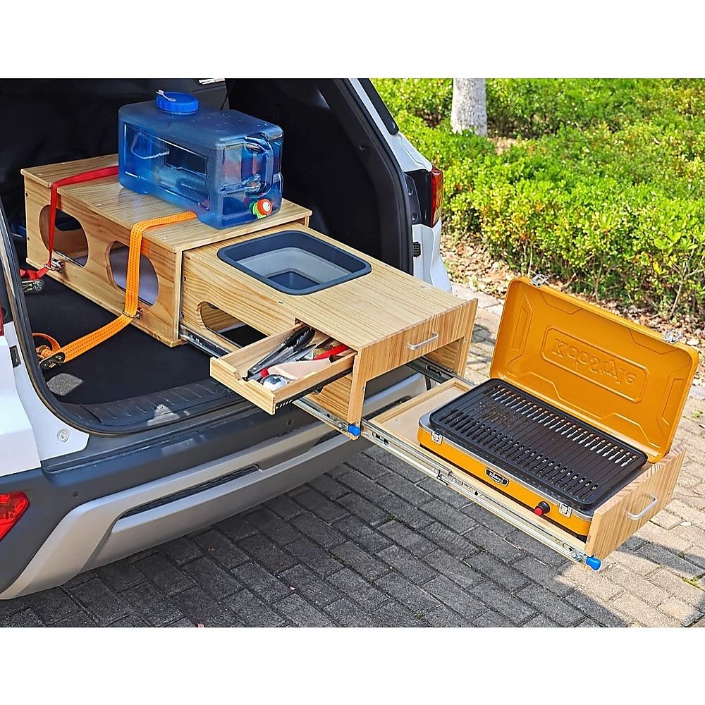 2 x 125kg Heavy Duty Locking Drawer Slides Industrial Drawer Runners Pair for Tool Storage V63-953351