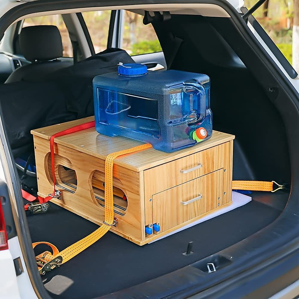 2 x 125kg Heavy Duty Locking Drawer Slides Industrial Drawer Runners Pair for Tool Storage V63-953351