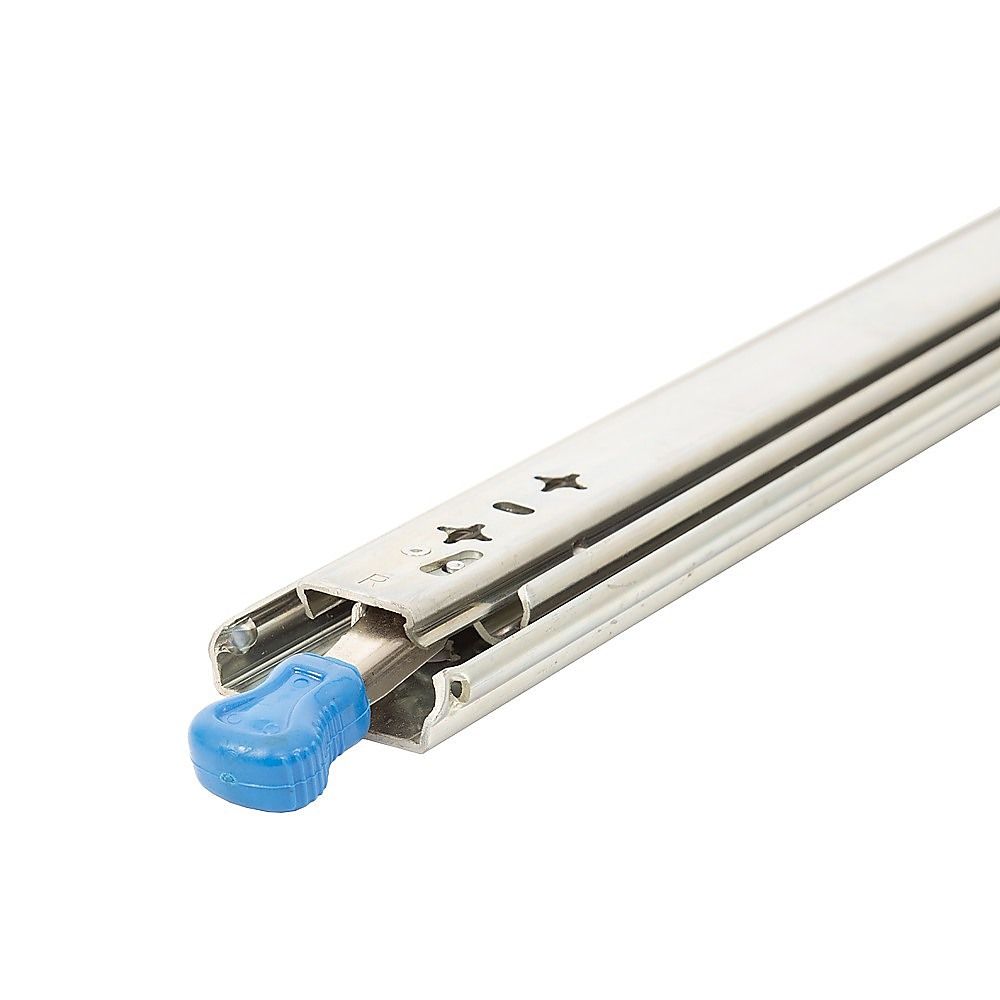 2 x 125kg Heavy Duty Locking Drawer Slides Industrial Drawer Runners Pair for Tool Storage V63-953351