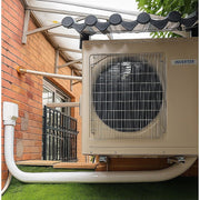 4.8m Mini Split AC Line Set Cover Kit PVC Duct for Central Air Conditioner Installation V63-953361
