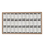 30-Grid Watch & Jewellery Tray Organiser Display Case Holder - Velvet Drawer Insert V63-953371