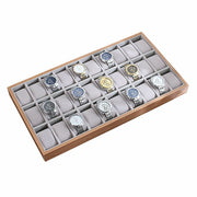 30-Grid Watch & Jewellery Tray Organiser Display Case Holder - Velvet Drawer Insert V63-953371