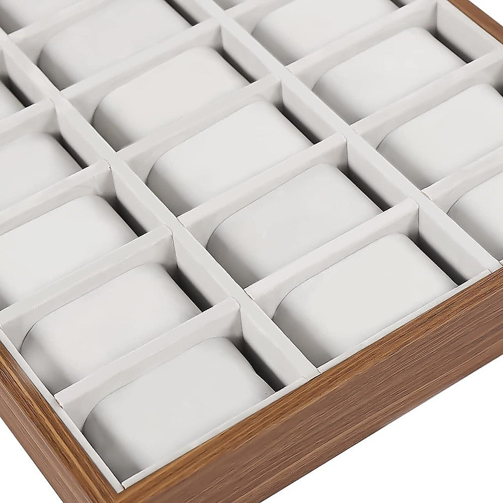 30-Grid Watch & Jewellery Tray Organiser Display Case Holder - Velvet Drawer Insert V63-953371