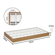 30-Grid Watch & Jewellery Tray Organiser Display Case Holder - Velvet Drawer Insert V63-953371