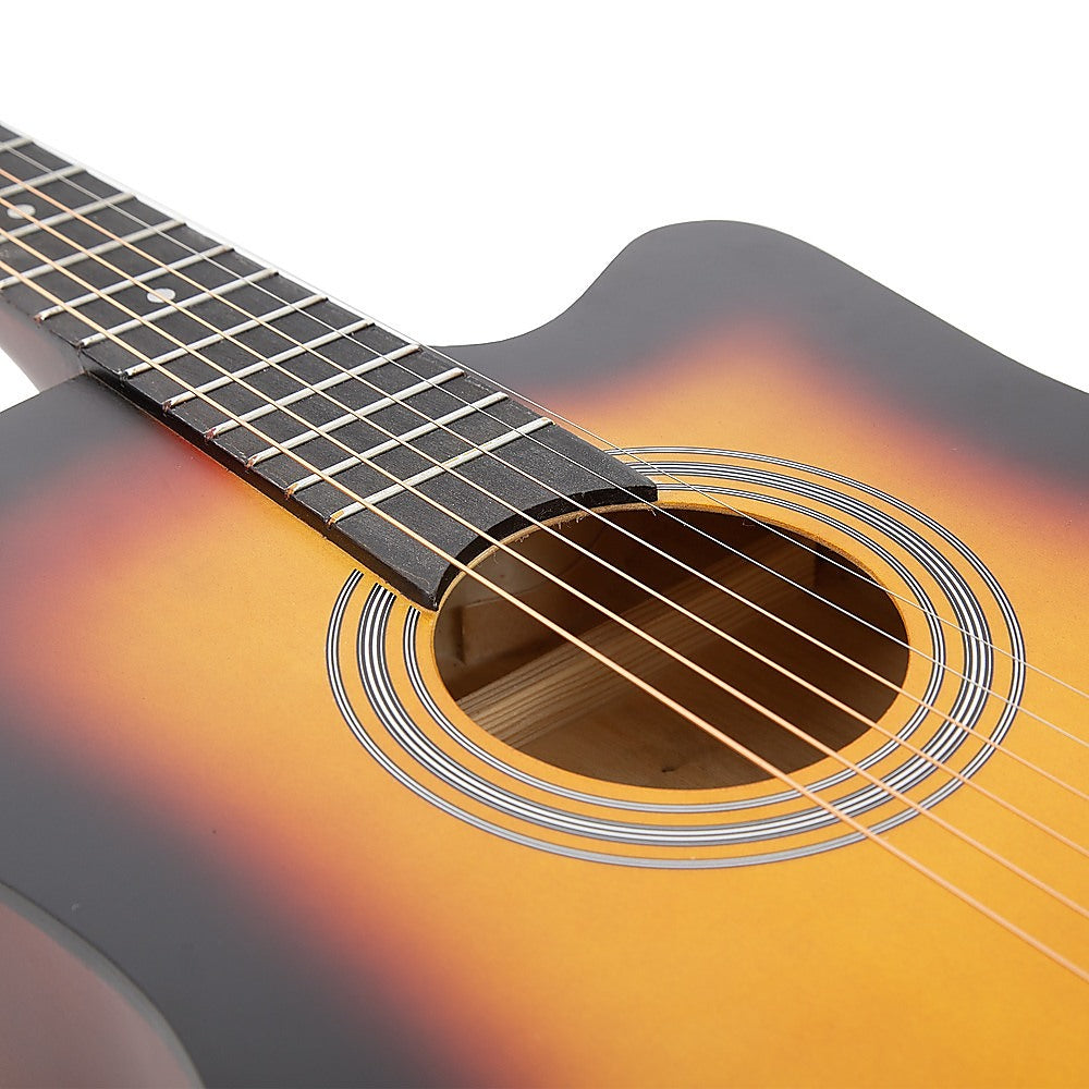 38" Full Size Acoustic Guitar - Beginner Wooden Guitar for Adults & Teens V63-953381