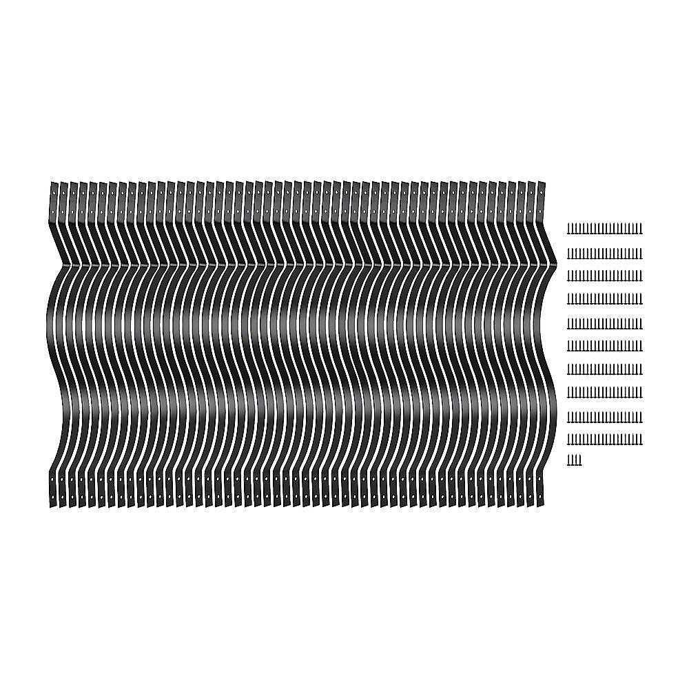51 Pack 82cm Metal Deck Balusters Iron Stair Railing Spindles for Outdoor Indoor Use V63-953391