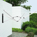 24m Folding Dryer for Laundry and Washing Wall Mounted 5 Arm Clothes Airer Space Saving Design V63-953411