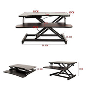 Ergonomic Standing Desk Converter Height Adjustable Sit Stand Workstation for Office Use V63-953421