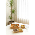 Square Bamboo Snack Serving Tray - Eco-Friendly Platter for Fruit, Cheese & Appetisers V63-953461