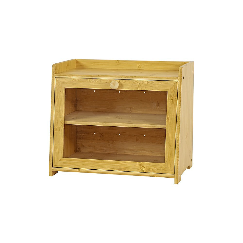 Enclosed Bread Box - Large Kitchen Countertop Bread Storage Container for Freshness & Organisation V63-953481