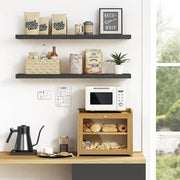 Enclosed Bread Box - Large Kitchen Countertop Bread Storage Container for Freshness & Organisation V63-953481