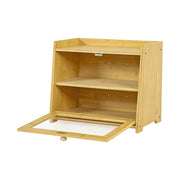 Enclosed Bread Box - Large Kitchen Countertop Bread Storage Container for Freshness & Organisation V63-953481