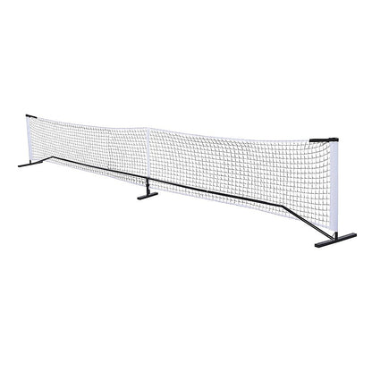 Portable 6.7m Pickleball Net Set - Heavy Duty Metal Frame with Wheels V63-953491