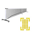 Portable 6.7m Pickleball Net Set - Heavy Duty Metal Frame with Wheels V63-953491