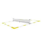 Portable 6.7m Pickleball Net Set - Heavy Duty Metal Frame with Wheels V63-953491