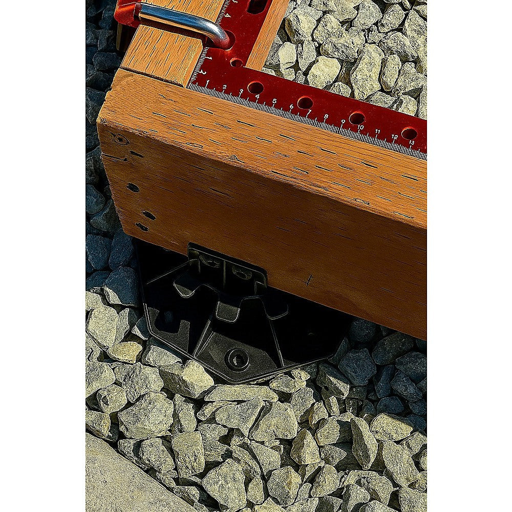 12 Pack Adjustable Deck Support Pedestals Deck Foundation Bases for Raised Outdoor Flooring V63-953521