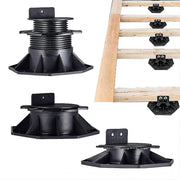 12 Pack Adjustable Deck Support Pedestals Deck Foundation Bases for Raised Outdoor Flooring V63-953521