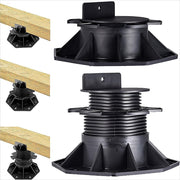 12 Pack Adjustable Deck Support Pedestals Deck Foundation Bases for Raised Outdoor Flooring V63-953521