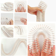 2m PU Flexible Ducting Hose - Clear Ventilation & Dust Extraction Tube for Woodworking & Fume Control V63-953531