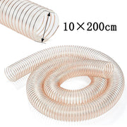 2m PU Flexible Ducting Hose - Clear Ventilation & Dust Extraction Tube for Woodworking & Fume Control V63-953531