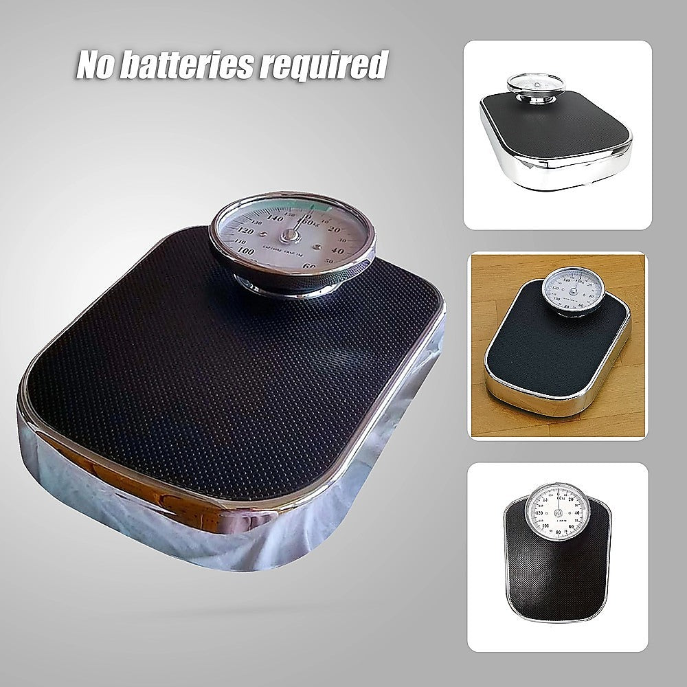Medical Style Bathroom Scales Large Analogue Dial Heavy Duty Mechanical Scale for Home Use V63-953541