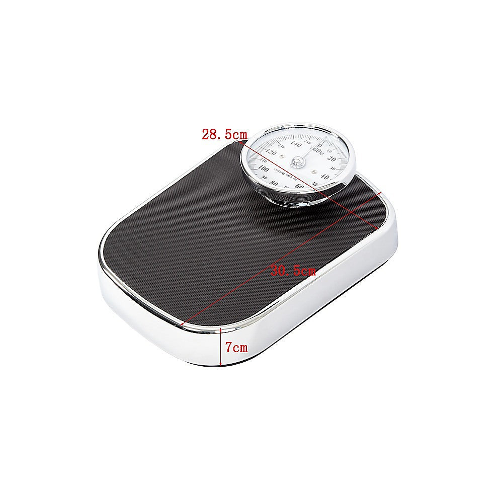 Medical Style Bathroom Scales Large Analogue Dial Heavy Duty Mechanical Scale for Home Use V63-953541