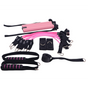 14pc Pilates Bar Kit with Resistance Bands & Belt - Home Fitness Pedal Puller V63-953551