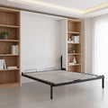 Double DIY Wall Bed Hardware Kit with Gold handle – Frame & Mechanism for Custom Build