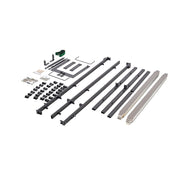 Queen DIY Wall Bed Hardware Kit with Silver handle – Frame & Mechanism for Custom Build