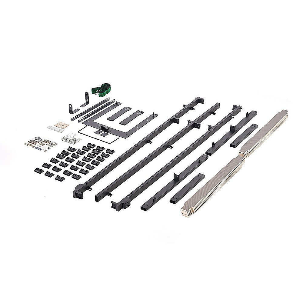King-single DIY Wall Bed Hardware Kit with Silver handle - Frame & Mechanism for Custom Build V63-953661