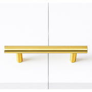 Queen Wall Bed in White – Space Saving Murphy Bed Kit with Gold Door Handle