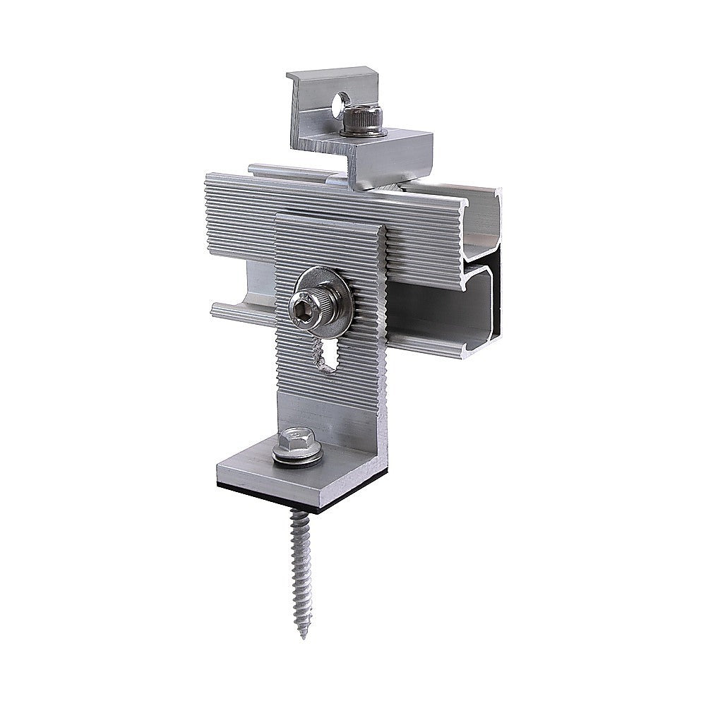 Solar Panel Roof Mount Kit - Universal Clamps & Brackets Set for Secure Solar Installation V63-953941