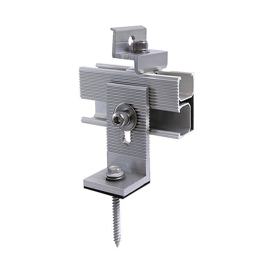 Solar Panel Roof Mount Kit - Universal Clamps & Brackets Set for Secure Solar Installation V63-953941