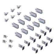 Solar Panel Roof Mount Kit - Universal Clamps & Brackets Set for Secure Solar Installation V63-953941