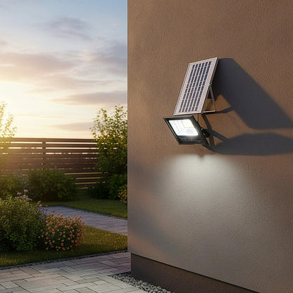 60W LED Solar Flood Light with Motion Sensor - Outdoor Security Lighting V63-953951