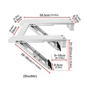 Heavy Duty Air Conditioner Bracket - Window & Outdoor AC Unit Support Mounting Accessories V63-953971