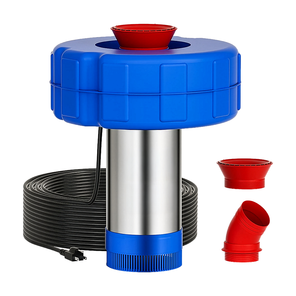 Large Floating Pond Fountain Pump - Outdoor Water Feature & Aerator V63-953981