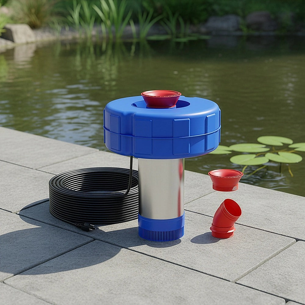 Large Floating Pond Fountain Pump - Outdoor Water Feature & Aerator V63-953981
