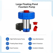 Large Floating Pond Fountain Pump - Outdoor Water Feature & Aerator V63-953981