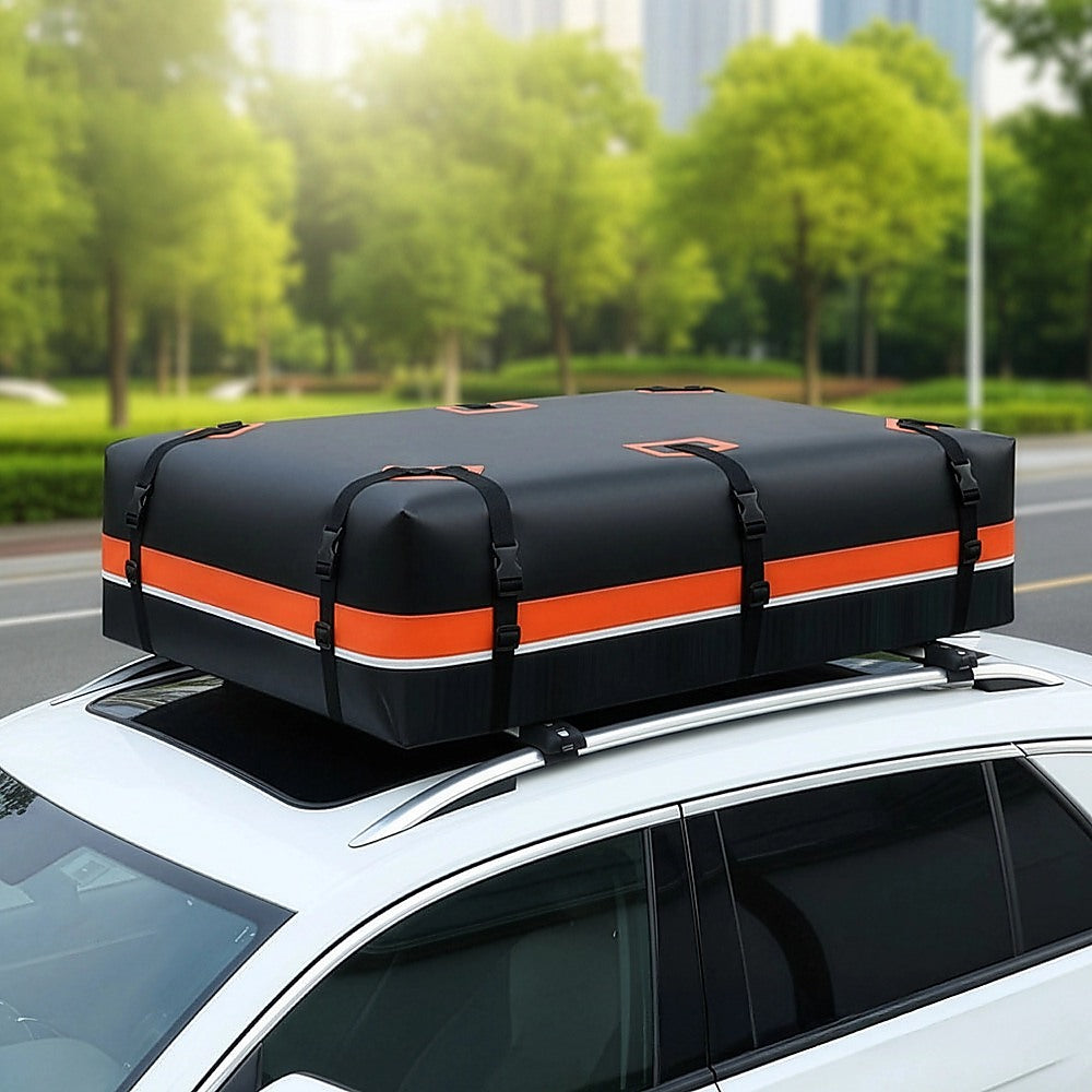 600L Car Roof Bag Cargo Carrier - Large Waterproof Rooftop Luggage Rack Storage V63-953991