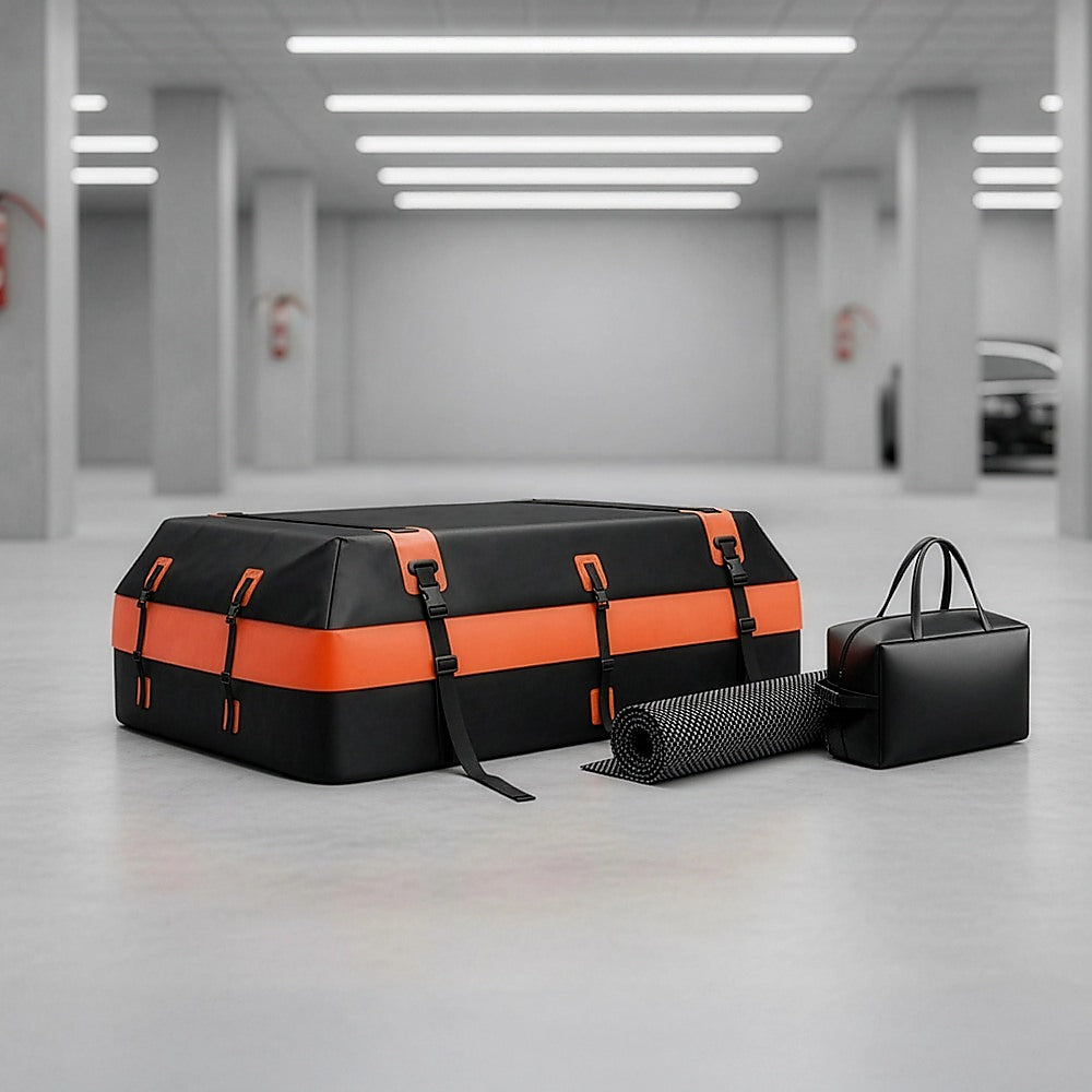 600L Car Roof Bag Cargo Carrier - Large Waterproof Rooftop Luggage Rack Storage V63-953991