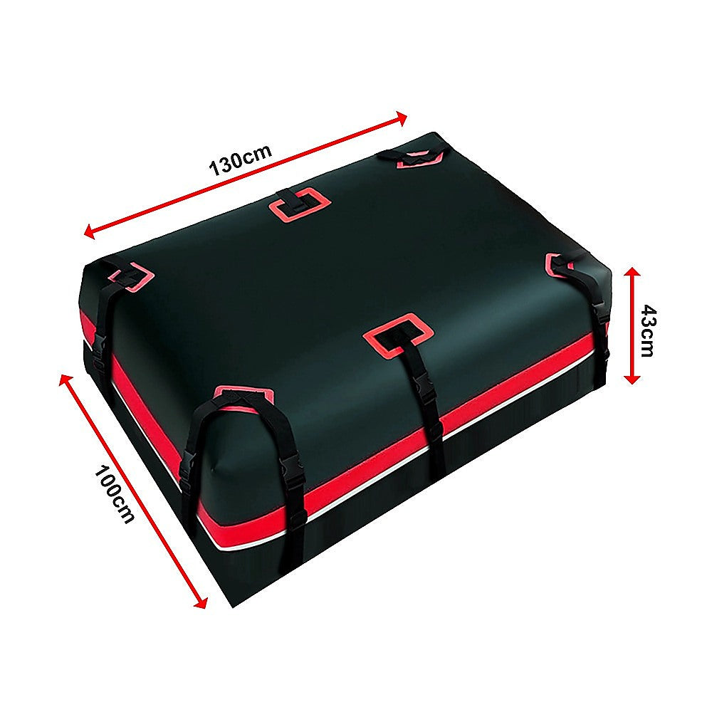 600L Car Roof Bag Cargo Carrier - Large Waterproof Rooftop Luggage Rack Storage V63-953991