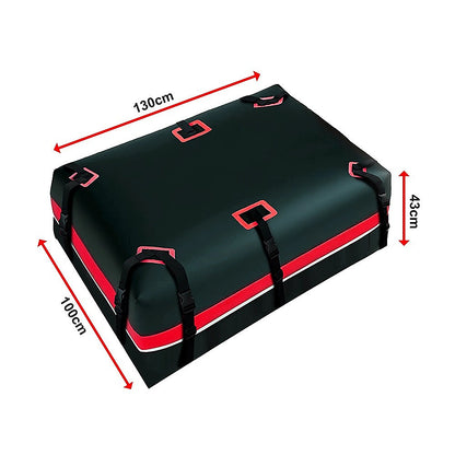 600L Car Roof Bag Cargo Carrier - Large Waterproof Rooftop Luggage Rack Storage V63-953991