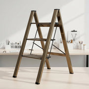 3 Step Ladder Foldable Lightweight - Anti-Slip Safety Stool for Home & Office V63-954011