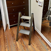 3 Step Ladder Foldable Lightweight - Anti-Slip Safety Stool for Home & Office V63-954011