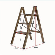 3 Step Ladder Foldable Lightweight - Anti-Slip Safety Stool for Home & Office V63-954011